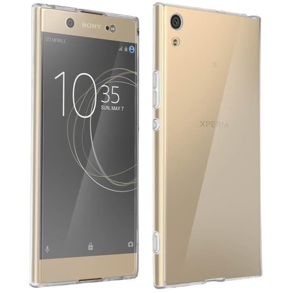 Sony Xperia XA1 Ultra-fodral + skyddspaket i härdat glas