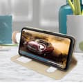 Miniatyrbild 4 av 4: Etui Folio - AVIZAR - Samsung Galaxy S10e - Dubbel Fönster - Stöd Funktion - Guld