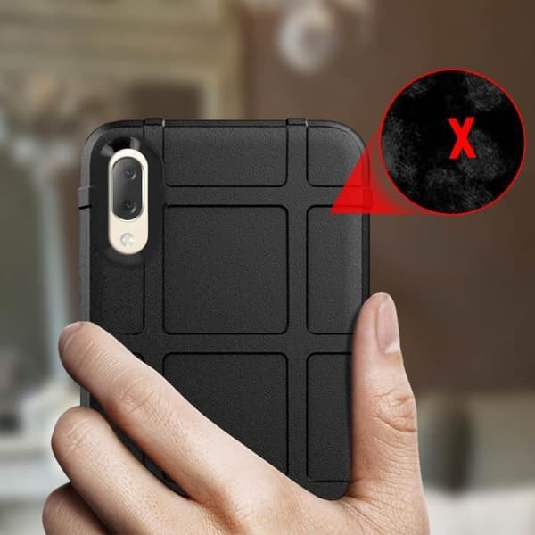 Coque - Sony - Xperia L3 - Förstärkt skydd - Robust silikon - Texturerad effekt