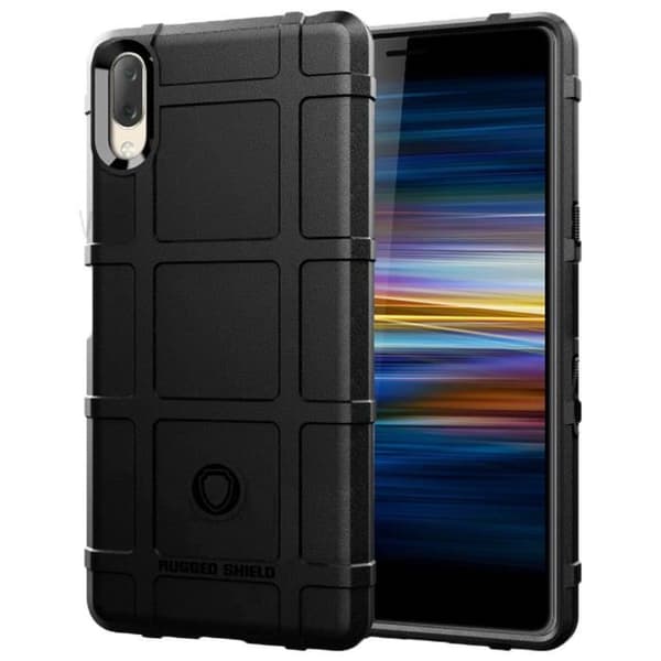 Coque - Sony - Xperia L3 - Förstärkt skydd - Robust silikon - Texturerad effekt