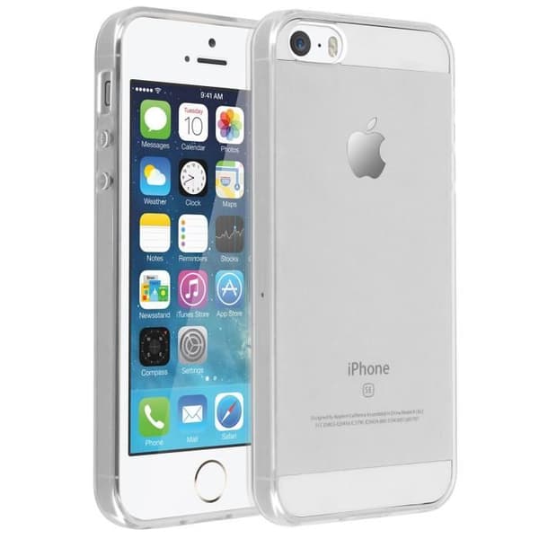 Coque - Apple - iPhone SE, 5, 5s - Silikongel - Ultrafin - Transparent