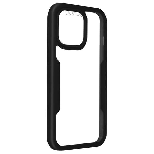 Helkåpa - Apple - iPhone 13 Mini - Stötsäker - Plexiglas - Svart Silikon