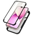 Miniatyrbild 1 av 4: Helkåpa - Apple - iPhone 13 Mini - Stötsäker - Plexiglas - Svart Silikon