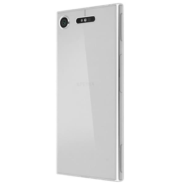 Xperia XZ1 Protection Pack Transparent silikonfodral + skärmhärdat glasfilm