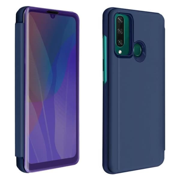 Hus - Huawei - Y6p - Genomskinlig fodral - Spegeldesign - Videostöd - Lila