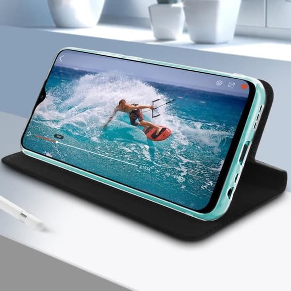 Xiaomi Redmi 9 Fodral - AKASHI - Video Support Korthållare - Svart