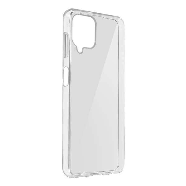 Fodral - AKASHI - Samsung Galaxy A22 4G - Gel silikon - Tunt - Lätt - Transparent Vit