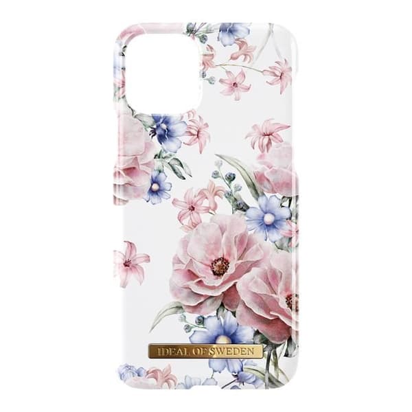 Coque iPhone 11 Pro - Ideal of Sweden - Floral Romance - Ros - Hård - Trådlös QI-laddning