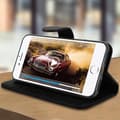 Miniatyrbild 4 av 4: Hus iPhone 7/8 - AVIZAR - Fodral med lock - Svart - Video Ställning - Kortfack