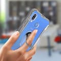 Miniatyrbild 3 av 4: Samsung Galaxy A40 fodral Bi-material Contour Bumper Grå metallring Grå