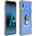 Miniatyrbild 1 av 4: Samsung Galaxy A40 fodral Bi-material Contour Bumper Grå metallring Grå