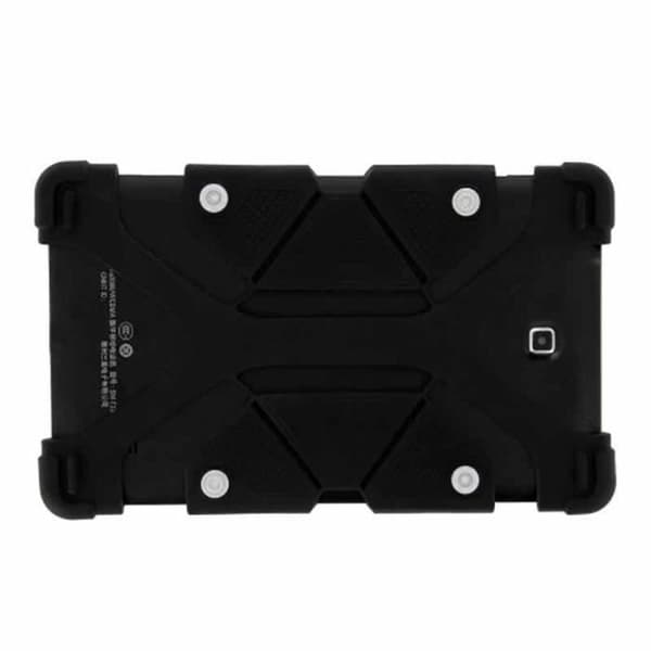 Stötsäkert silikonfodral för 9'' till 12'' surfplatta Svart för iPad 4