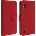 Miniatyrbild 1 av 4: Skal till Samsung Galaxy A10 Folio Fodral Soft Touch Support Video röd