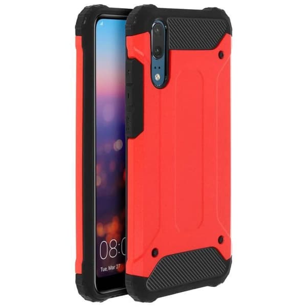 Coque - Huawei - P20 - Stötsäker upp till 1,80m - Silikongel - Polykarbonat