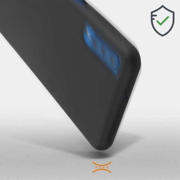 Galaxy A7 2018 Fodral Skyddande Soft Touch Anti-scratch Svart Svart