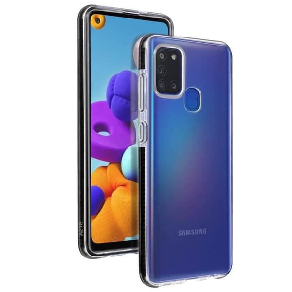 Fodral till Samsung Galaxy A21s styvt stötsäkert förstärkt Contour Akashi Transparent