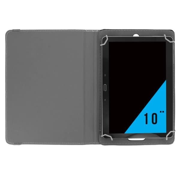 Hus och Fodral Universellt - Svart - 10'' Tablet - Rotation 360° - Semi-rigid - Unisex