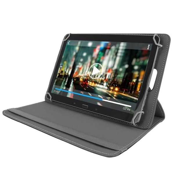 Hus och Fodral Universellt - Svart - 10'' Tablet - Rotation 360° - Semi-rigid - Unisex