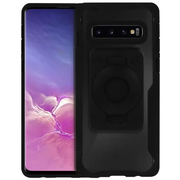 Fitclic Neo Tigra Sport Magnetic and Mechanical Galaxy S10 Fodral Transparent Vit