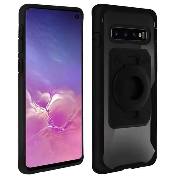 Fitclic Neo Tigra Sport Magnetic and Mechanical Galaxy S10 Fodral Transparent Vit