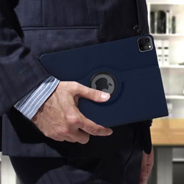 iPad Pro 11 2020-fodral - AVIZAR - Rotationsfodral 360° - Helt skydd - Blå - Unisex