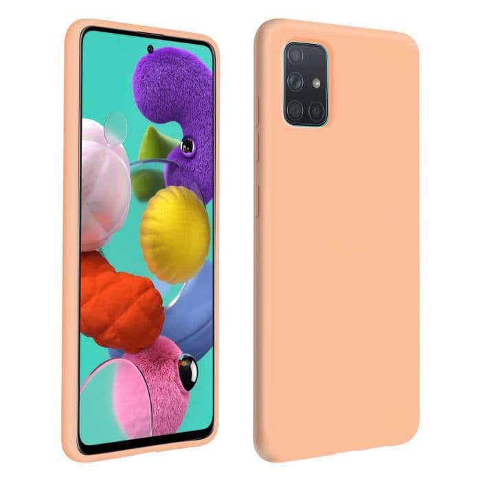 Samsung Galaxy A51 halvstyvt silikonfodral Soft Touch Finish Laxrosa