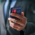 Miniatyrbild 3 av 4: Coque - AVIZAR - iPhone 11 - Stötteknik - Bi-material - Videostöd Ring Blå natt