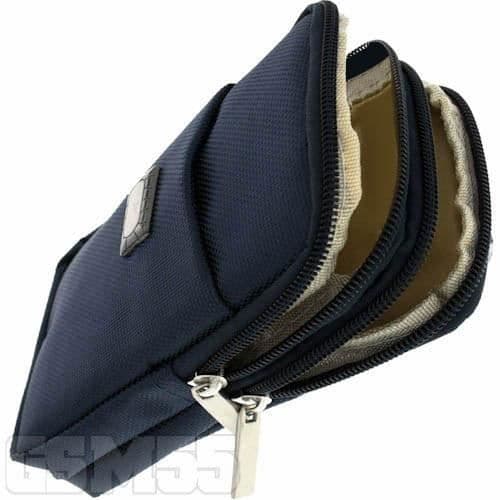 Etui - Bigben - Storlek XXL - Nylon - Kompatibla smartphones 5,5" - Färg Svart/Blå