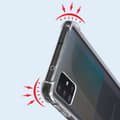 Miniatyrbild 4 av 4: Fodral - AKASHI - Samsung Galaxy A51 5G - Mjuk - Transparent - Stötsäker förstärkta hörn