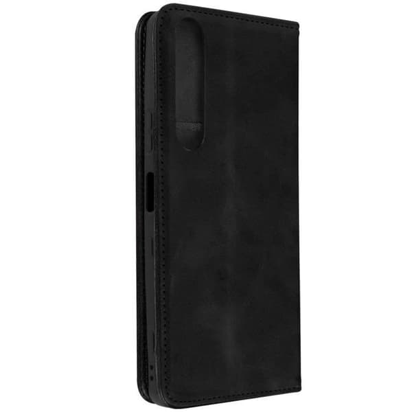 Fodral - Sony - Xperia 1 III - Plånbok - Videostöd - Ekoskinn Svart