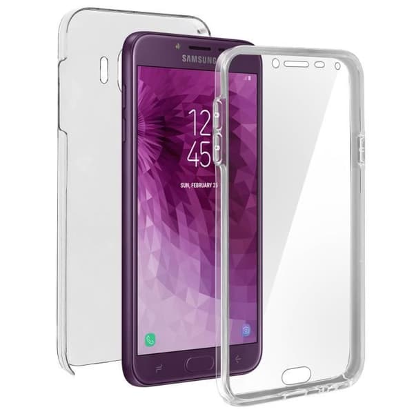 Skyddsskal - AVIZAR - Samsung Galaxy J4 - Silikon - Polykarbonat - Ultra-tunn
