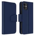 Miniatyrbild 1 av 4: Apple iPhone 11 Läderfodral Korthållare Premium Stativ Funktion Midnattsblå Blå
