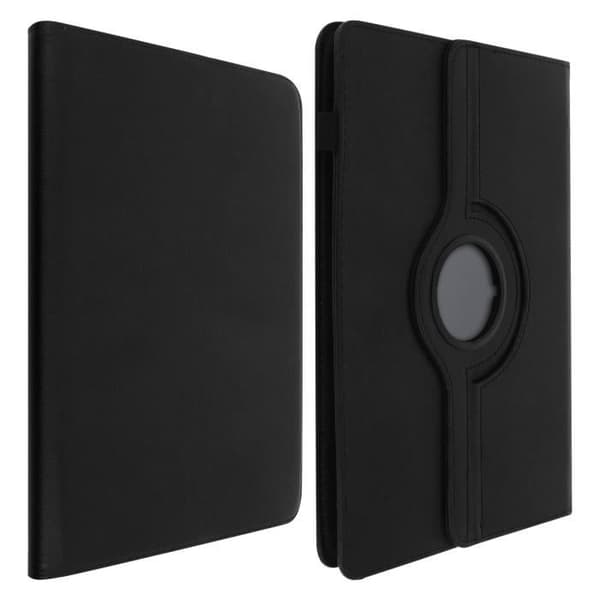 Tablet case 7 tum - AVIZAR - Universell - Ekoskinn - Rotera 360° - Svart