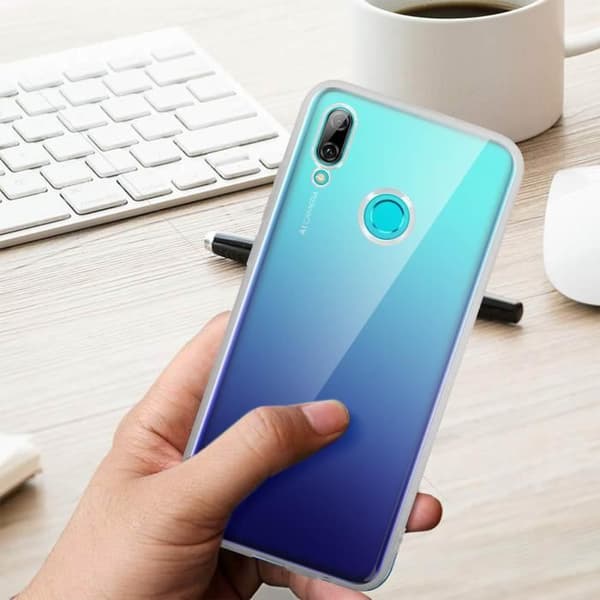 Skyddsfodral och film - Huawei - P Smart 2019 / Honor 10 Lite - Silikon gel - Härdat glas - Svart