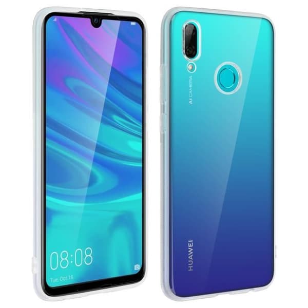 Skyddsfodral och film - Huawei - P Smart 2019 / Honor 10 Lite - Silikon gel - Härdat glas - Svart