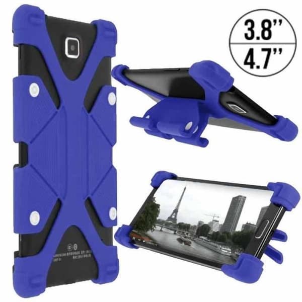 Universal Shockproof Case videostöd Blå för ZTE Blade 3