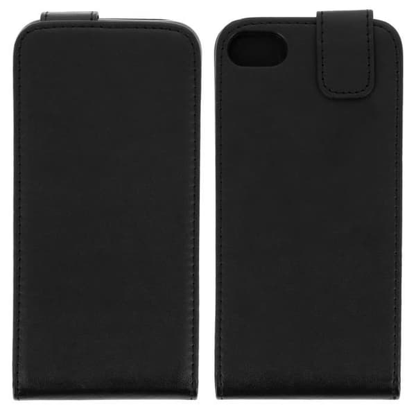 Vertical Flip Case iPhone 7 och iPhone 8 - Skydd Svart