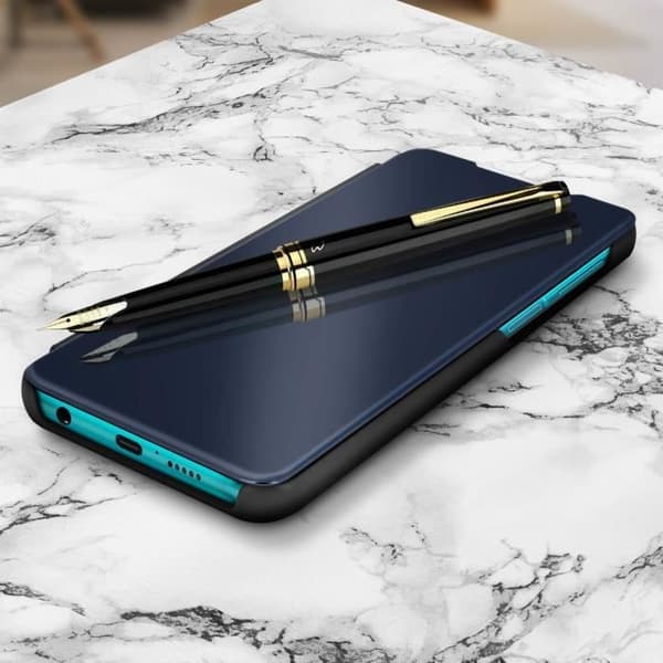 Hus - AVIZAR - Xiaomi Redmi Note 9 Pro/9 Pro Max - Genomskinlig Fodral - Videostöd - Svart