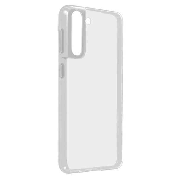 Telefonfodral - AKASHI - Samsung Galaxy S21 - Gel silikon - Tunt och lätt - Genomskinlig Vit