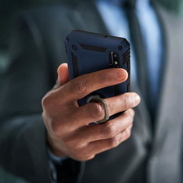 Coque - AVIZAR - Galaxy A10 - Bi-materiel - Hållring - Videostöd