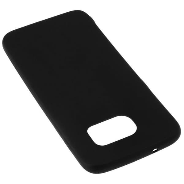Mjukt TPU Gel Silikonfodral för Samsung Galaxy S7 Edge - Mattsvart