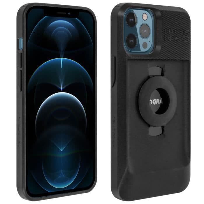 Fitclic Neo Tigra Mekanisk Magnetisk Halvstyv iPhone 12 Pro Max Fodral Svart