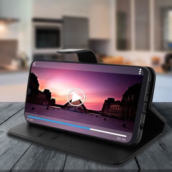 Hölster för Samsung Galaxy A50 - AVIZAR - Plånboksfodral - Silikon Gel - Videostöd - Magnetisk