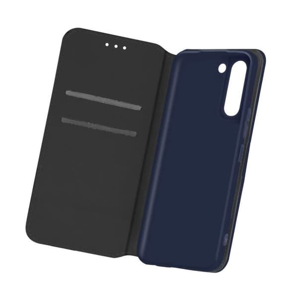 Hus - Samsung - Galaxy S21 Plus - Ekoklädsel - Plånbok - Stödfunktion blå