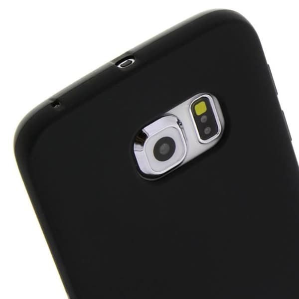 Soft Gel Silikonskyddsfodral - för Samsung Galaxy S6 Edge - Svart