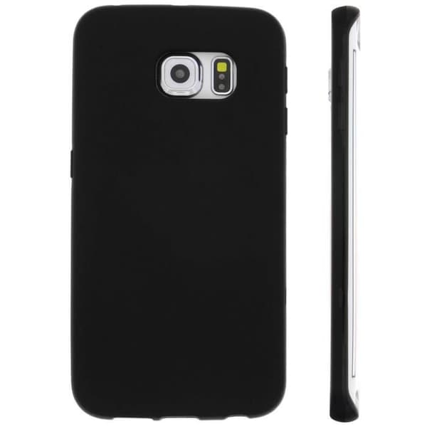 Soft Gel Silikonskyddsfodral - för Samsung Galaxy S6 Edge - Svart