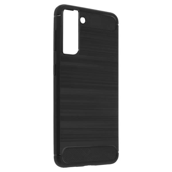 Coque - Samsung - Galaxy S21 - Mjuk - Kolfiber - Förstärkta hörn