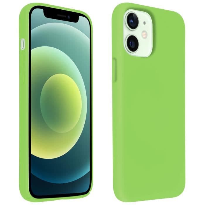 Apple iPhone 12 Minifodral Halvstyv Soft Touch finish QI-kompatibel grön Grön