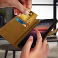 Miniatyrbild 3 av 4: Hölster - Sony - Xperia 10 II - Äkta läder - 2 kortfack - Videohållarfunktion
