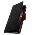 Miniatyrbild 2 av 4: Hölster - Sony - Xperia 10 II - Äkta läder - 2 kortfack - Videohållarfunktion